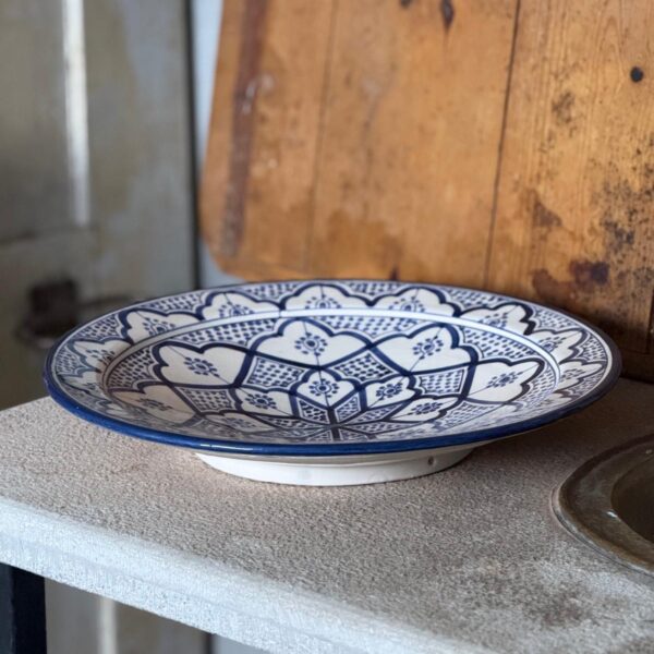 Portofino Fat - Traditionelle Blå och vit, Dia 35cm