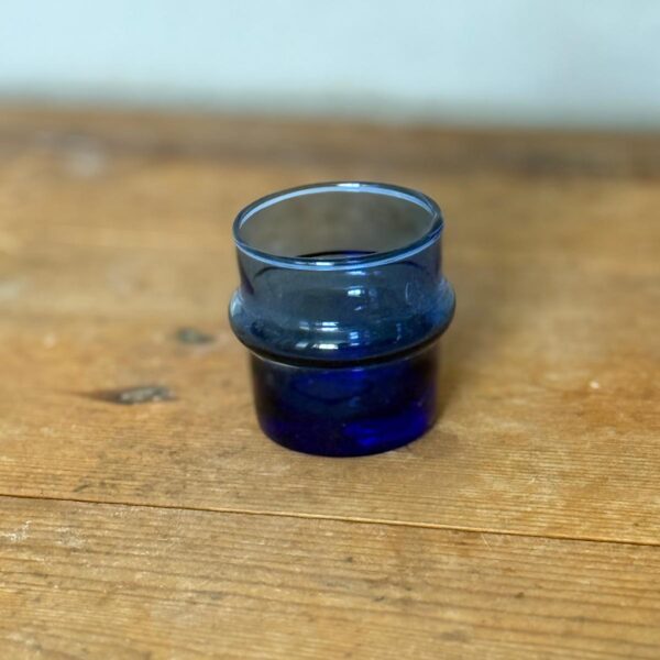 Verres de caractère Bol &amp; photophore - Blå, 5,5x6cm