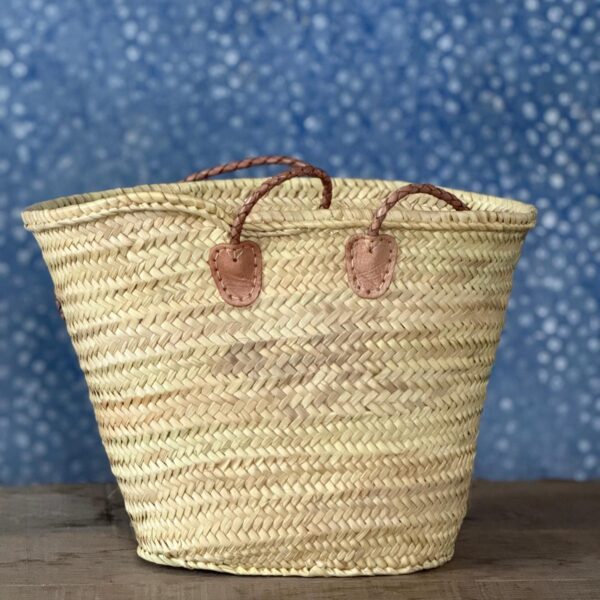 Un panier - Large, Korg med beige detaljer