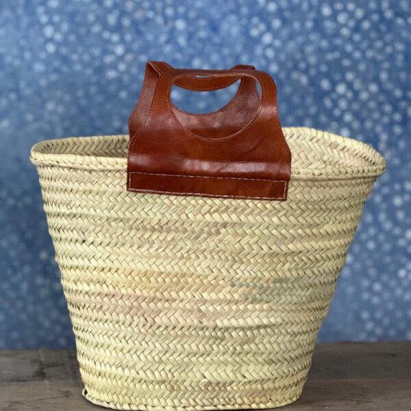 Un panier - Large, Korg med bruna detaljer